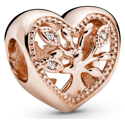 Openwork Family Tree Heart Charm - 788826C01