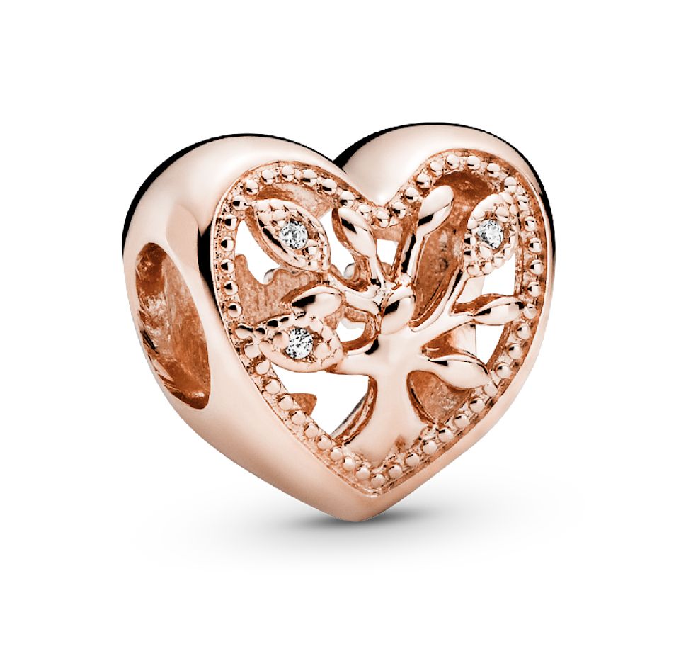 Openwork Family Tree Heart Charm-788826C01