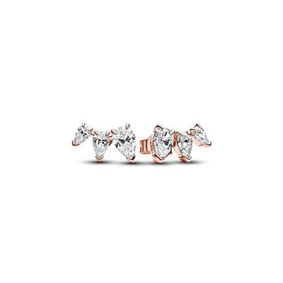 Sparkling Pear Stud Earrings - 282836C01