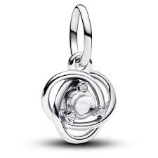 Clear Eternity Circle Dangle Charm - 793125C04
