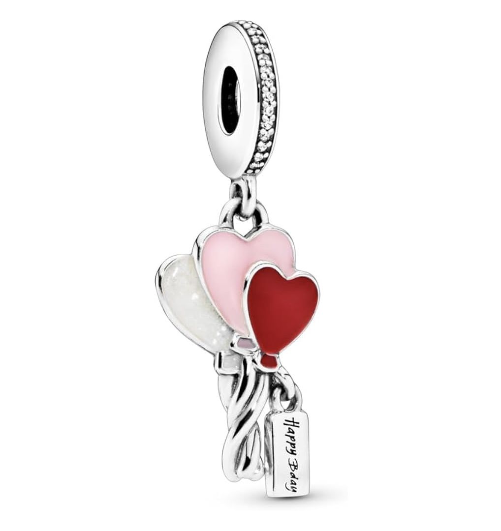 Happy Bday Balloon Dangle Charm -  798076CZ