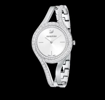 Eternal Watch, Swiss Made, Crystal Bracelet, Silver, Stainless Steel-5377545