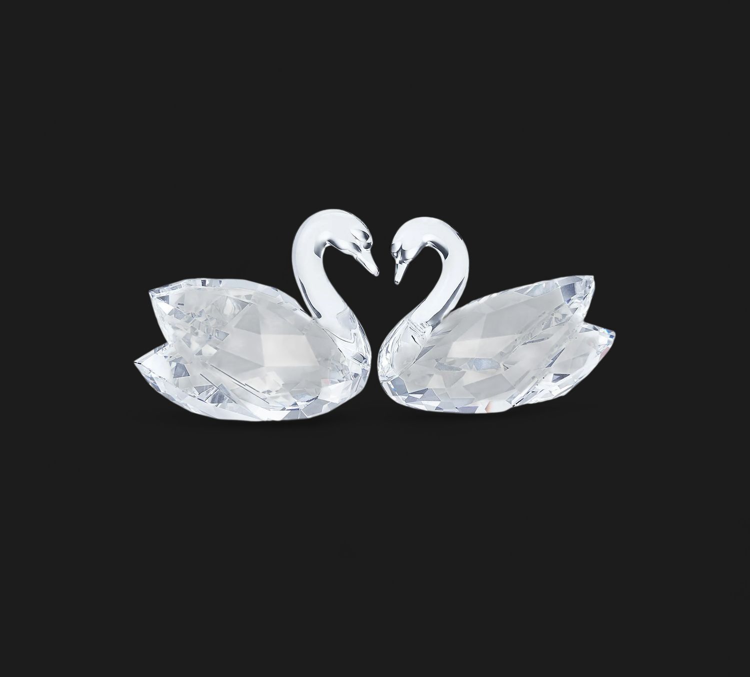 Crystal Swan Couple Figurine-5493713