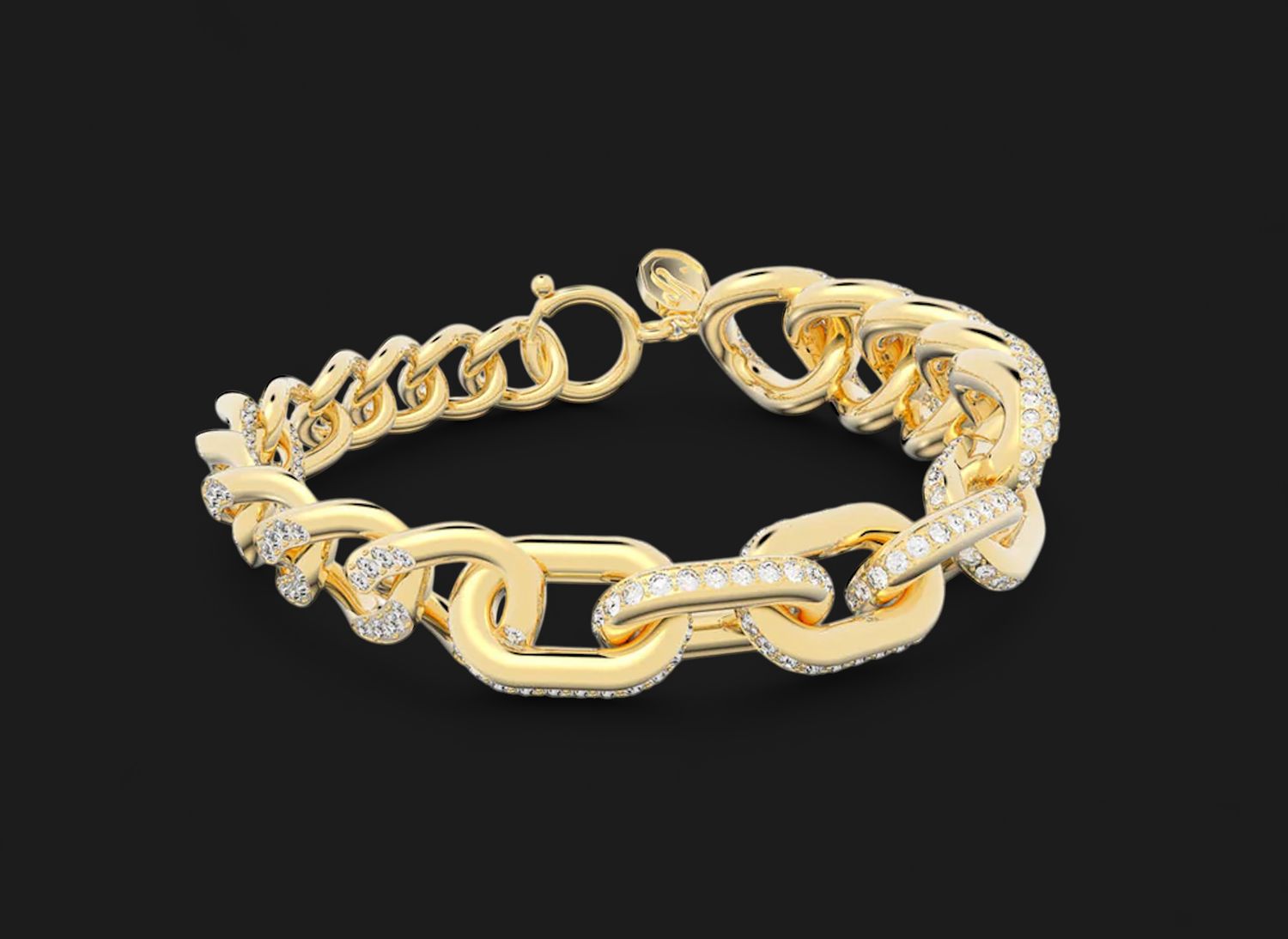 Dextera Bracelet, Gold Tone Pavé  - 5622221