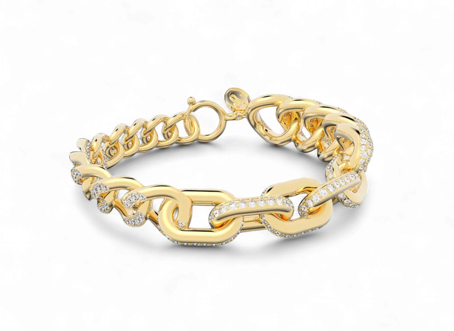 Dextera Bracelet, Gold Tone Pavé-5622221