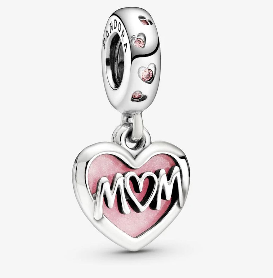 Mum Script Heart Dangle Charm - 798887C01