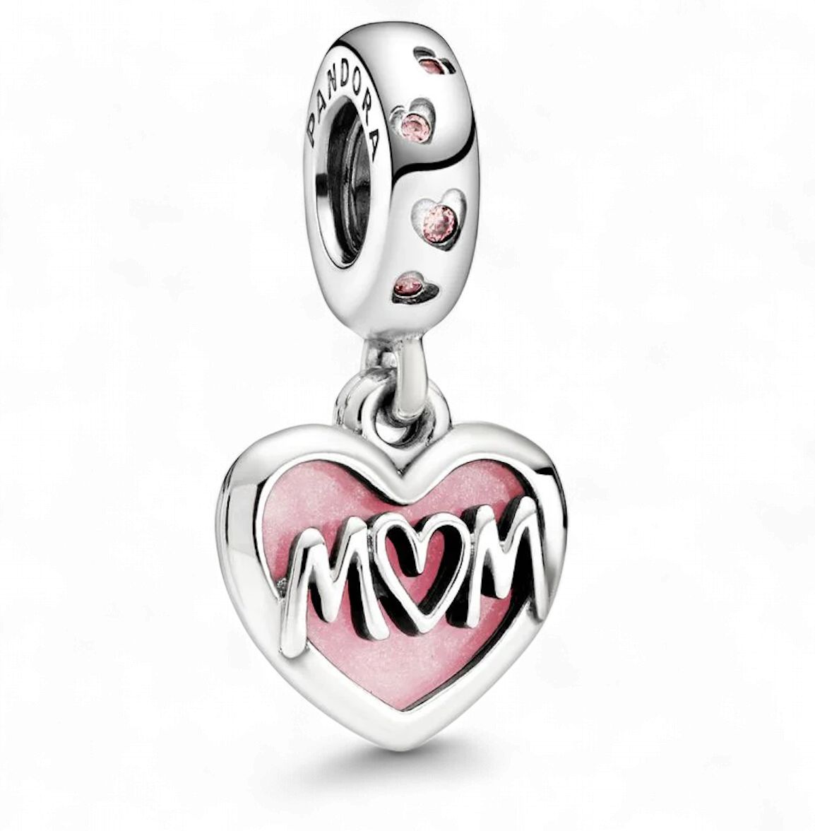 Mum Script Heart Dangle Charm - 798887C01