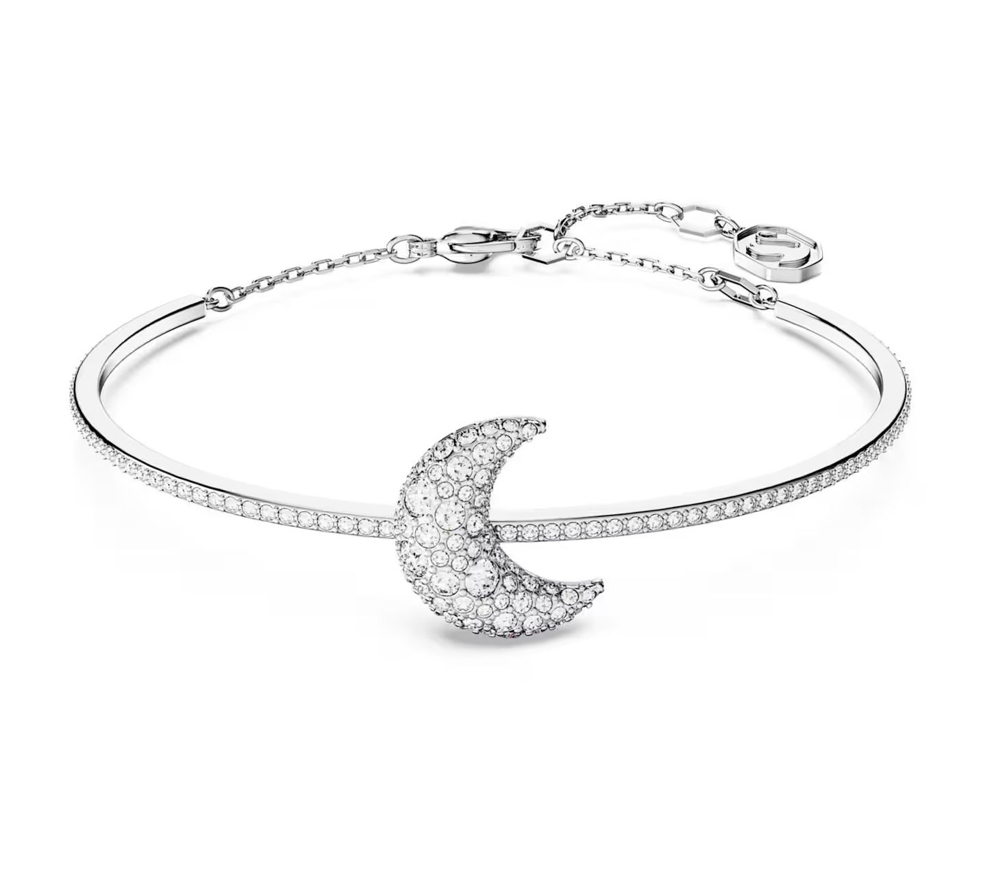 Luna Bangle Moon, White-5666175