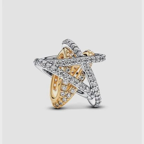 Sparkling Crossover Star Charm - 763590C01