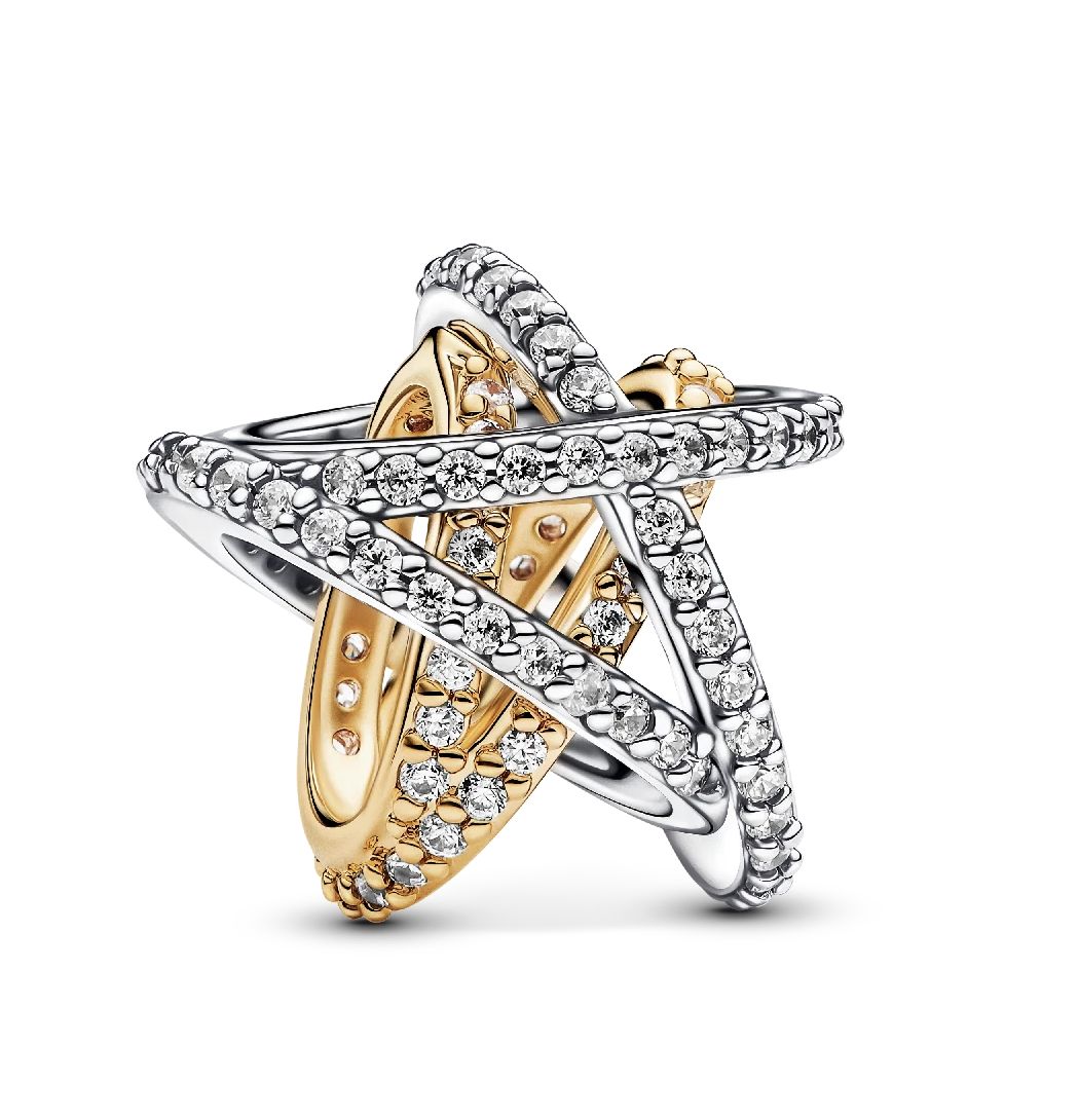 Sparkling Crossover Star Charm-763590C01
