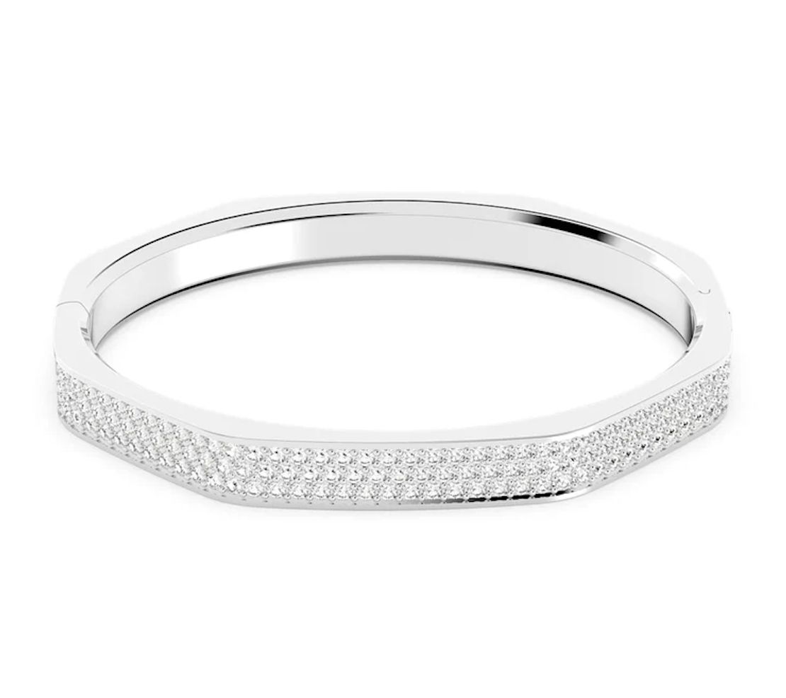 Dextera Bangle, Octagon shape, White-5639200
