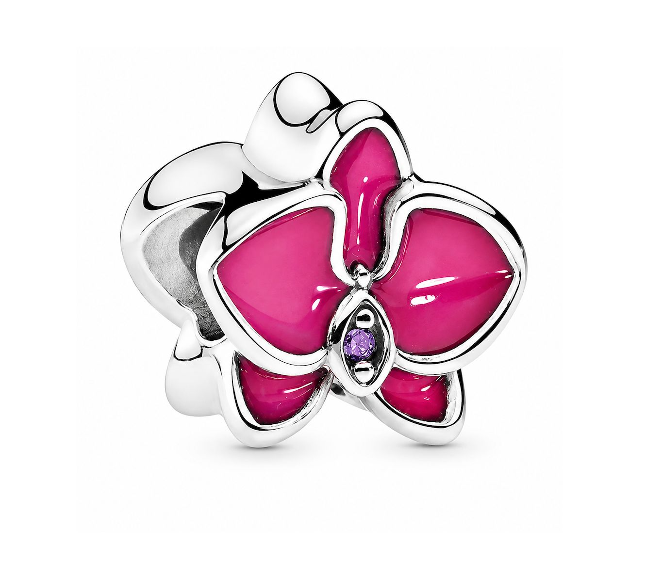 Orchid Silver Charm - 792074EN69