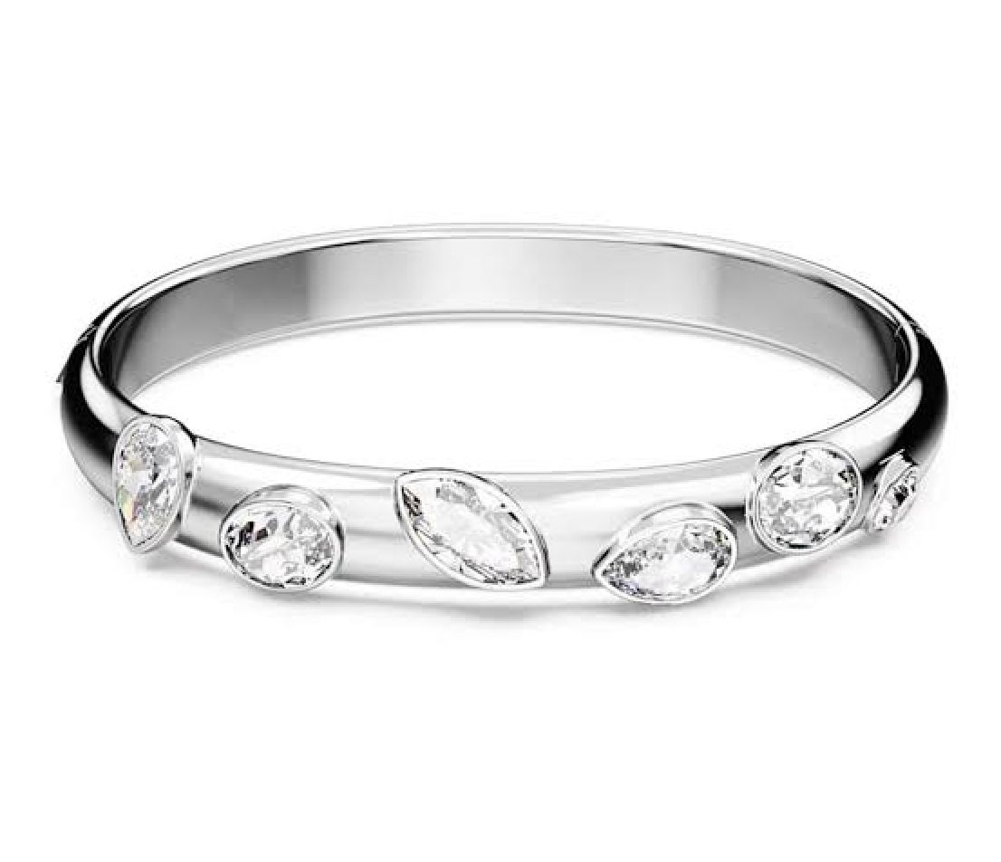 Dextera bangle Mixed cuts, White-5671194