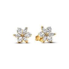 Sparkling Herbarium Cluster Stud Earrings - 262633C01