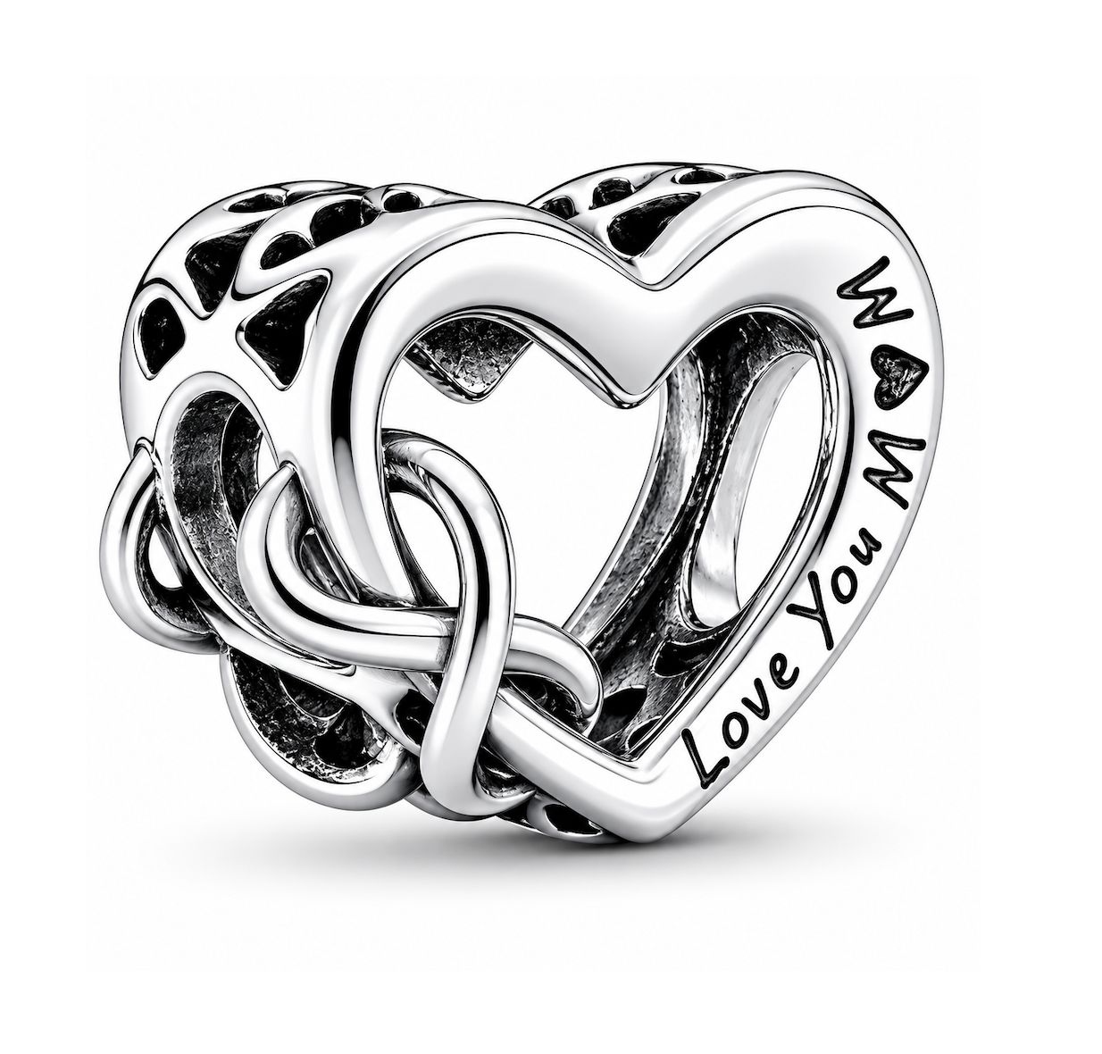 Love You Mom Infinity Heart Charm - 798825C00