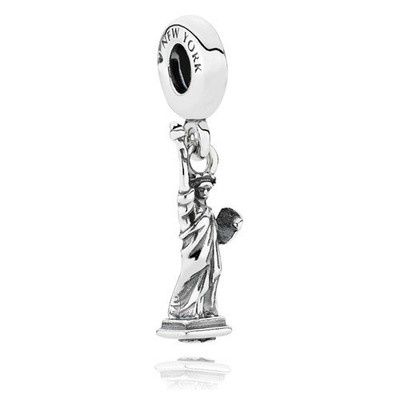New York Statue of Liberty Dangle Charm - 791077