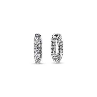 Timeless Pavé Single-row Hoop Earrings - 292624C01
