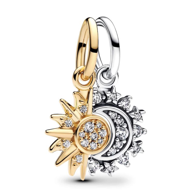 Splittable Sun &amp; Moon Dangle Charm-763585C01