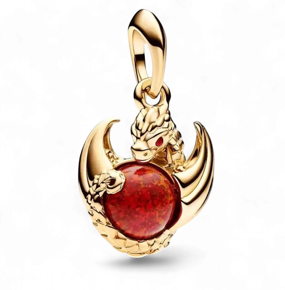 Game of Thrones Dragon Fire Dangle Charm - 762972C01