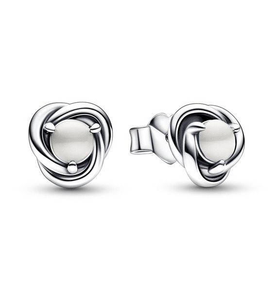 Pandora June Birthstone Eternity Circle Stud Earrings - 292335C03