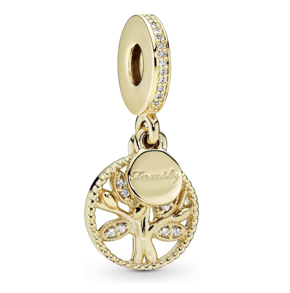 Sparkling Family Tree Dangle Charm-768661C01