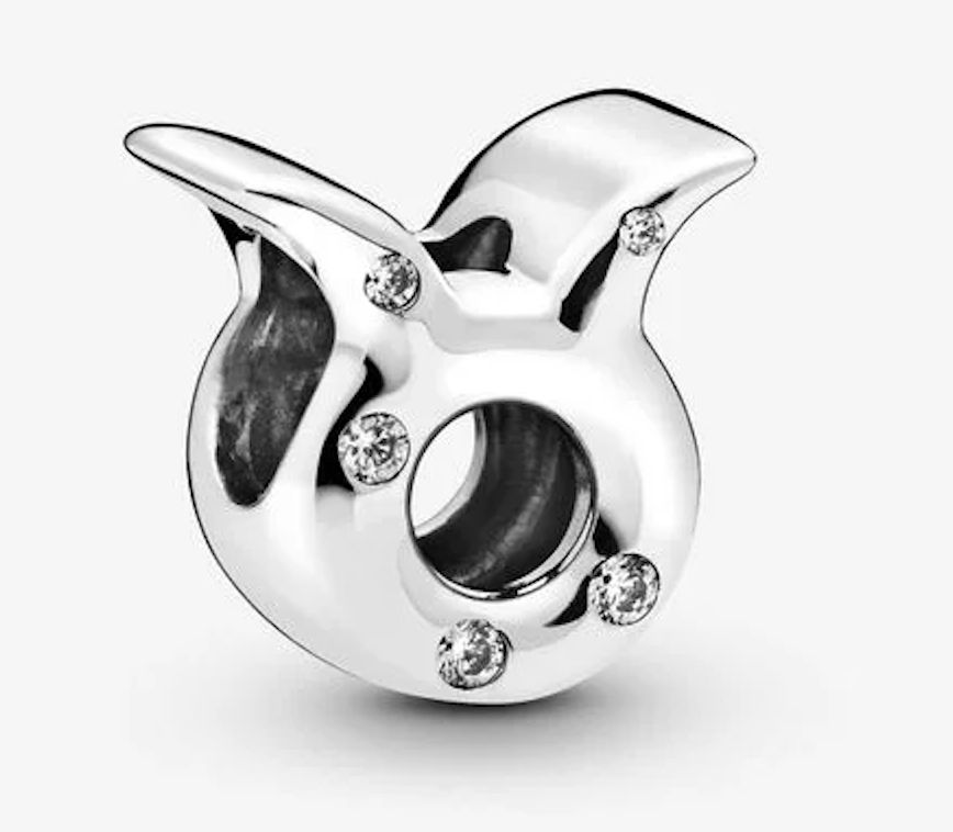 Sparkling Taurus Zodiac Charm - 798418C01