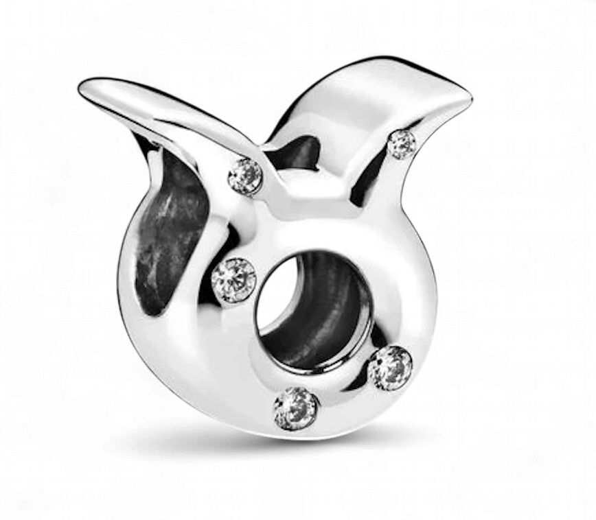 Sparkling Taurus Zodiac Charm - 798418C01