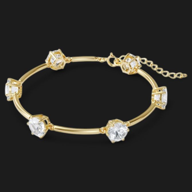 Constella Brilliant Bangle, Matte Gold, - 5600487