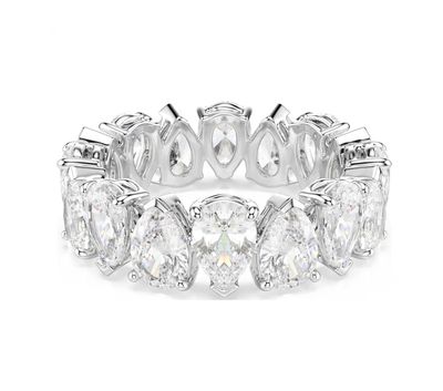 Matrix Vittore Ring, Drop cut, White