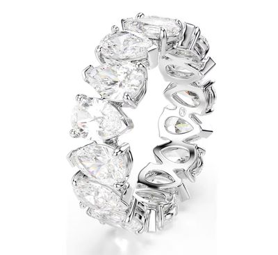 Matrix Vittore Ring, Drop cut, White