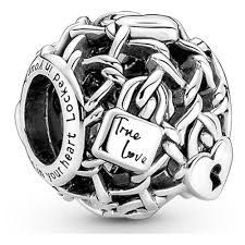 Openwork Chain Link Padlock Charm - 790071C00