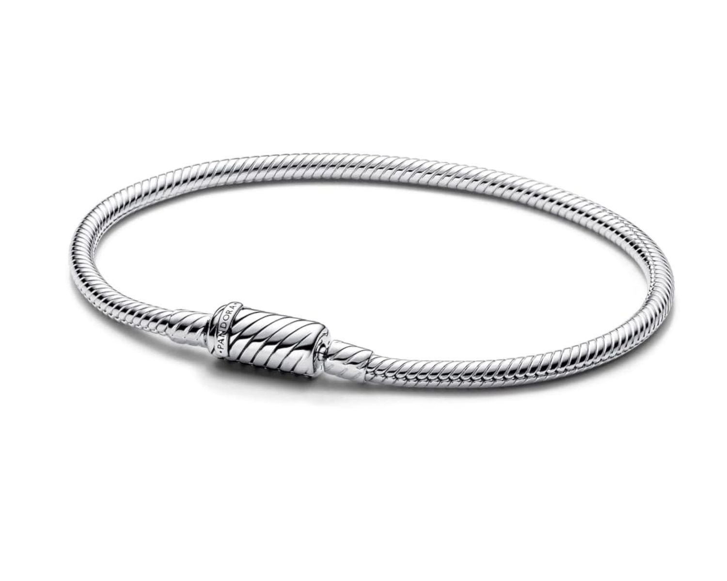 Easy-Close Magnetic Clasp Snake Chain Bracelet-590122C00