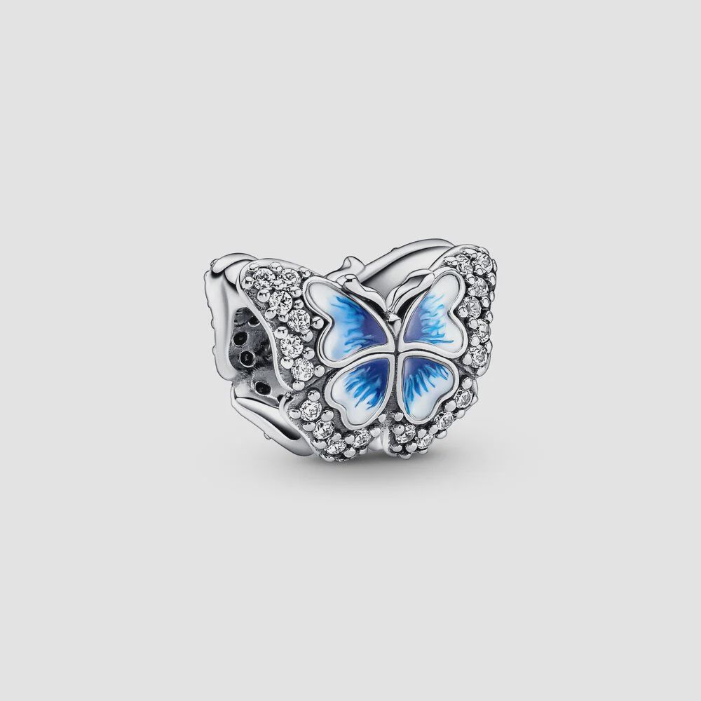 Blue Butterfly Sparkling Charm - 790761C01