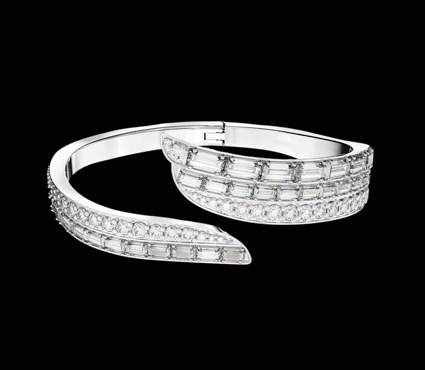 Hyperbola Bangle, Mixed Cuts-5652091