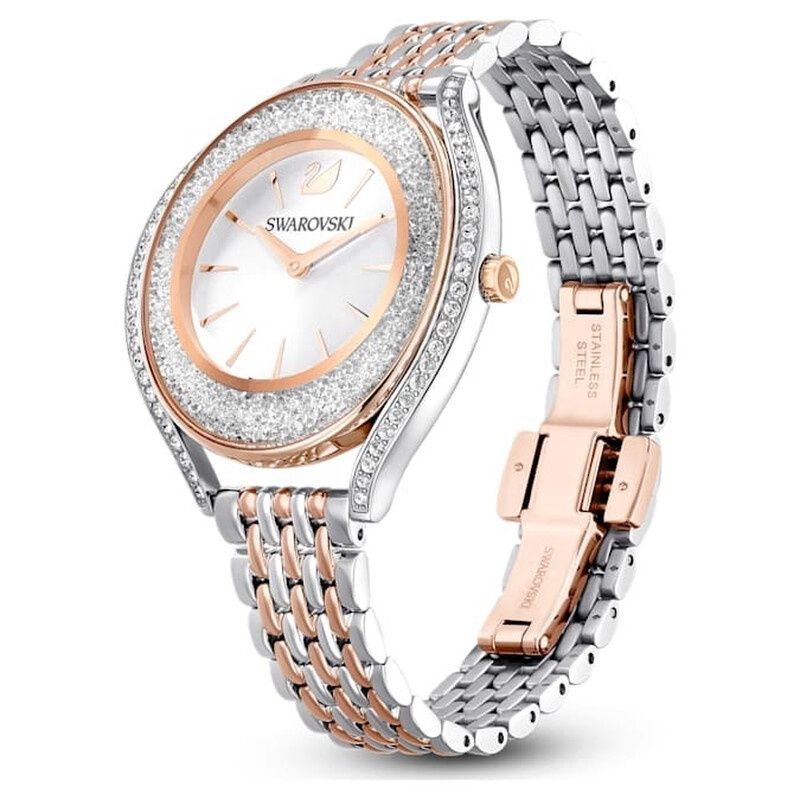 Crystalline Aura Quartz White Dial Two-Tone  Watch - 5644075