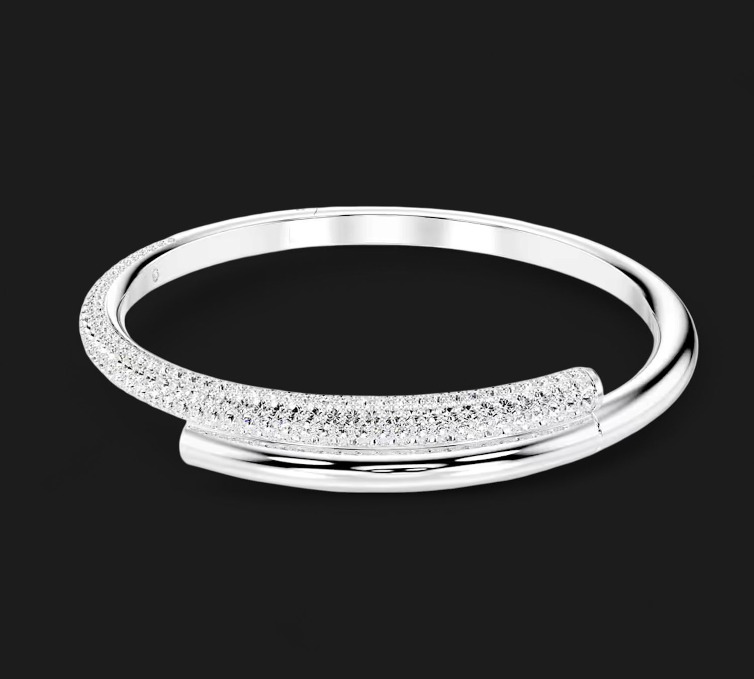 Dextera Bangle,Magnetic Closure, White - 5674982