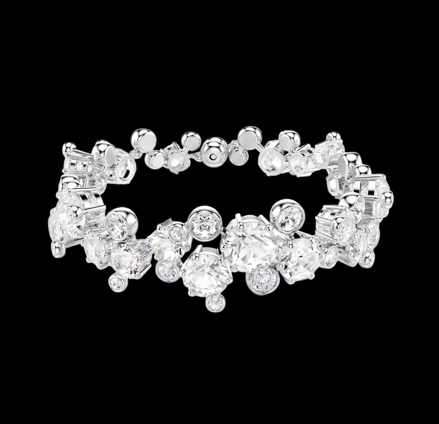 Constella Bracelet, Mixed Cuts, White, (Size M) - 5722469