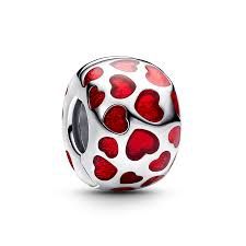 Hearts Round Clip Charm - 793679C01