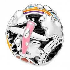 Fly Away Rainbow Sky &amp; Travel Charm - 791695C01