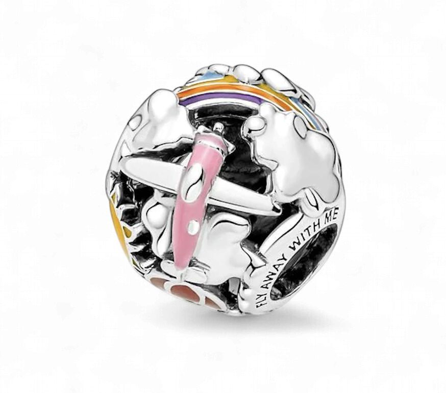 Fly Away Rainbow Sky &amp; Travel Charm - 791695C01