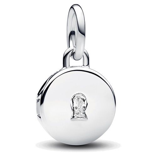 Openable &amp; Engravable Love Locket Dangle Charm - 793066C01