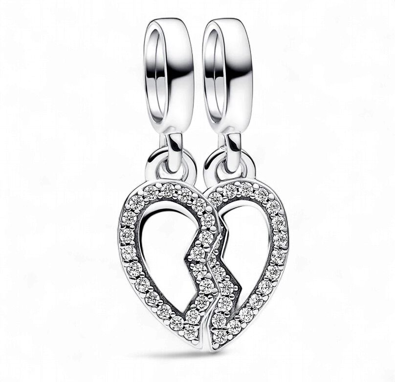 Friends Splittable Heart Dangle Charm-792743C01