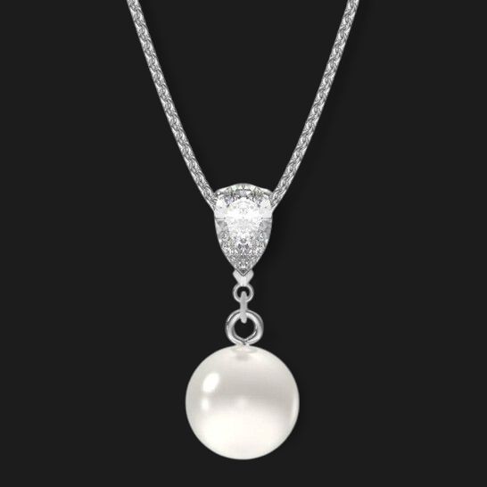 Treasure Pearl Y Necklace Swarovski