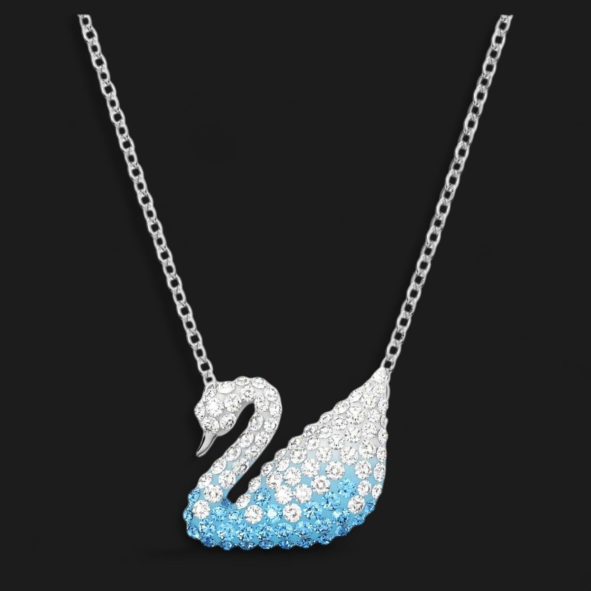Iconic Swan Pendant, Blue- 5512095