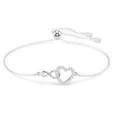 Swarovski Infinity and heart bracelet- 5524421