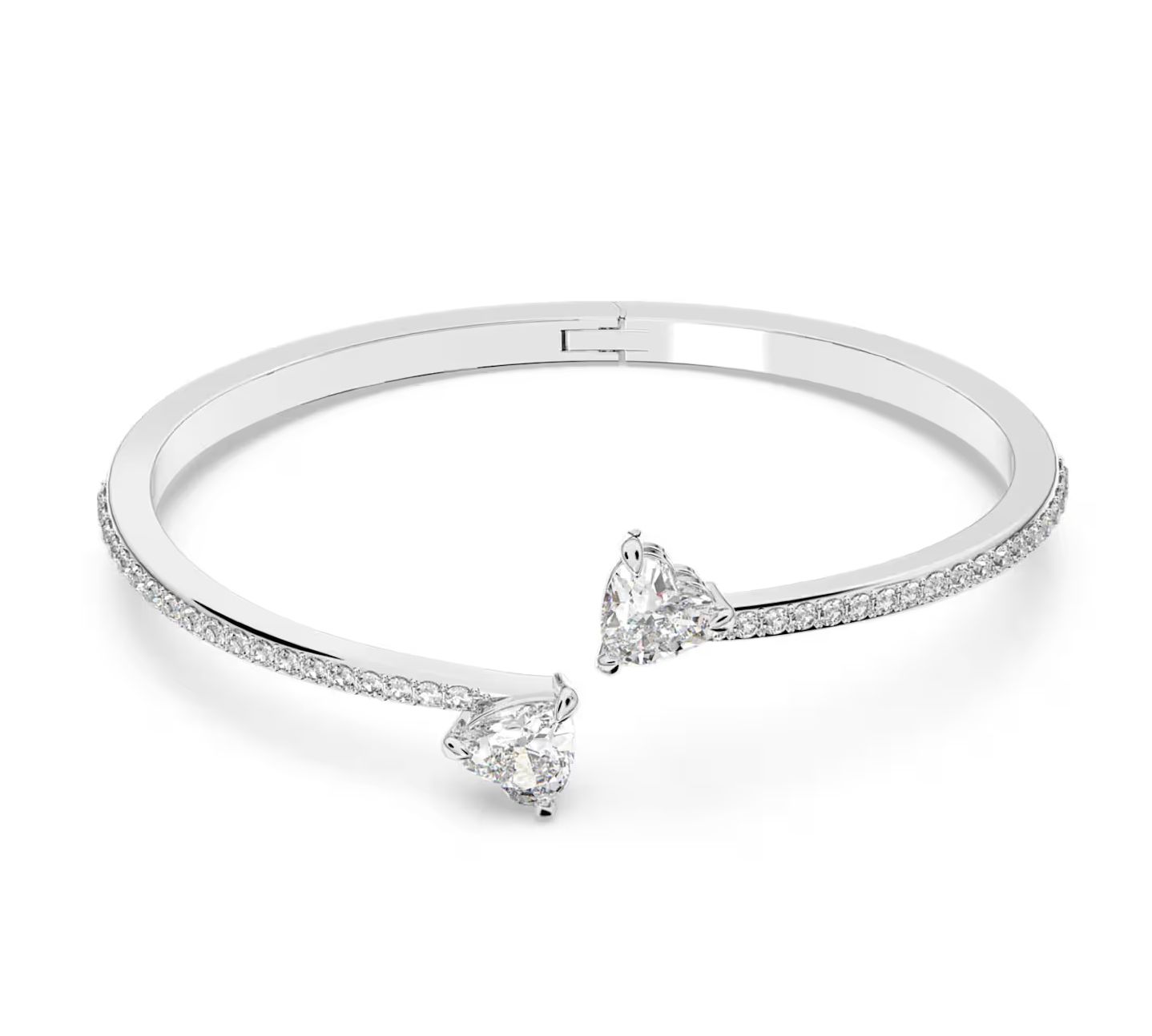 Mesmera Attract Bangle, Heart, White-5535354