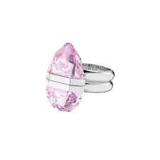 Pink Pear Cut Lucent Ring