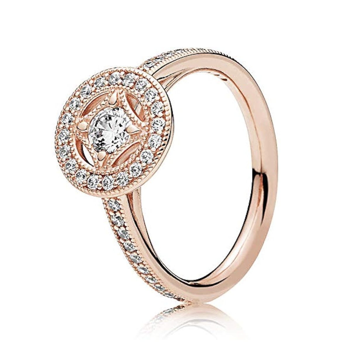 Vintage Circle Ring-181006CZ