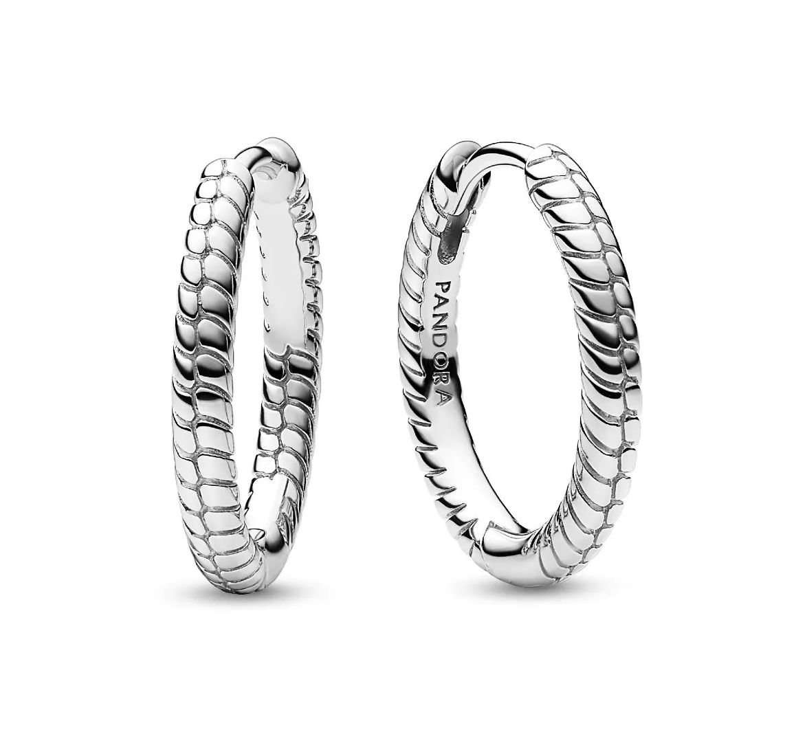 Pandora Small Charm Hoop Earrings - 292728C00