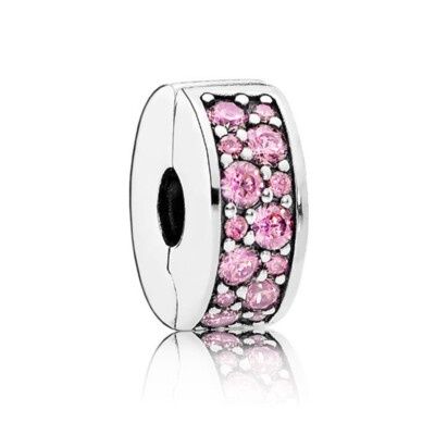 Blue Pavé Clip Charm - 791817PCZ